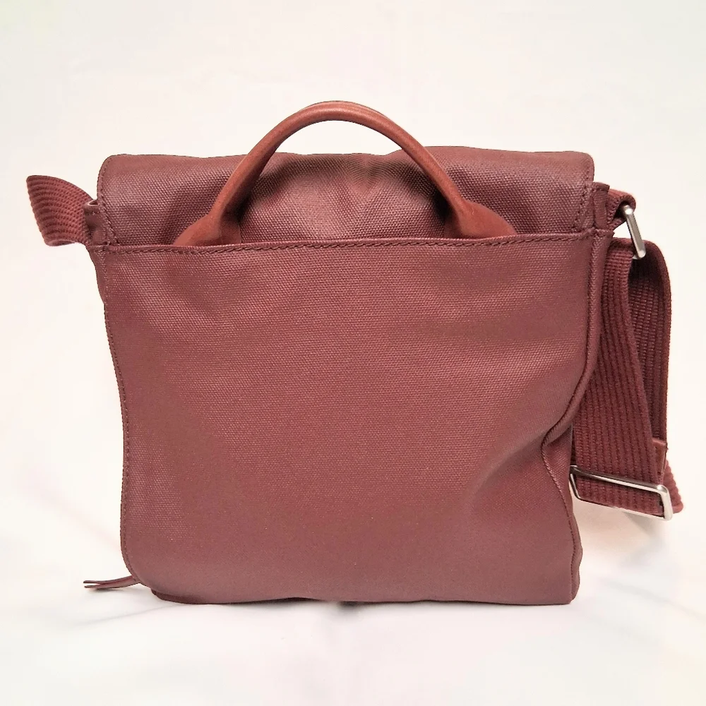 Skagen Burgundy Messenger Crossbody Bag